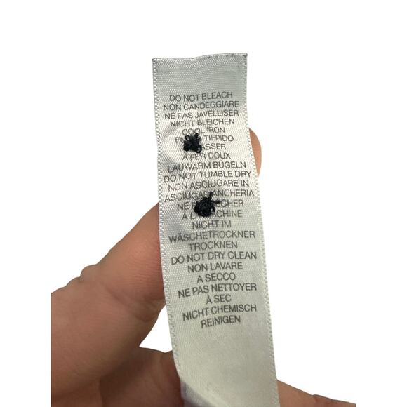 Paul Smith Shirt Womens Small Black Polka Dot Minimalist Chic Style Button Down - Picture 8 of 8